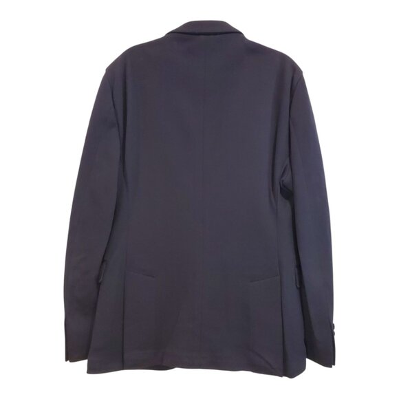 POLO RALPH LAUREN SZ 40R Classic Preppy Cotton Woven Jacket Blazer in Navy Blue - Picture 3 of 12